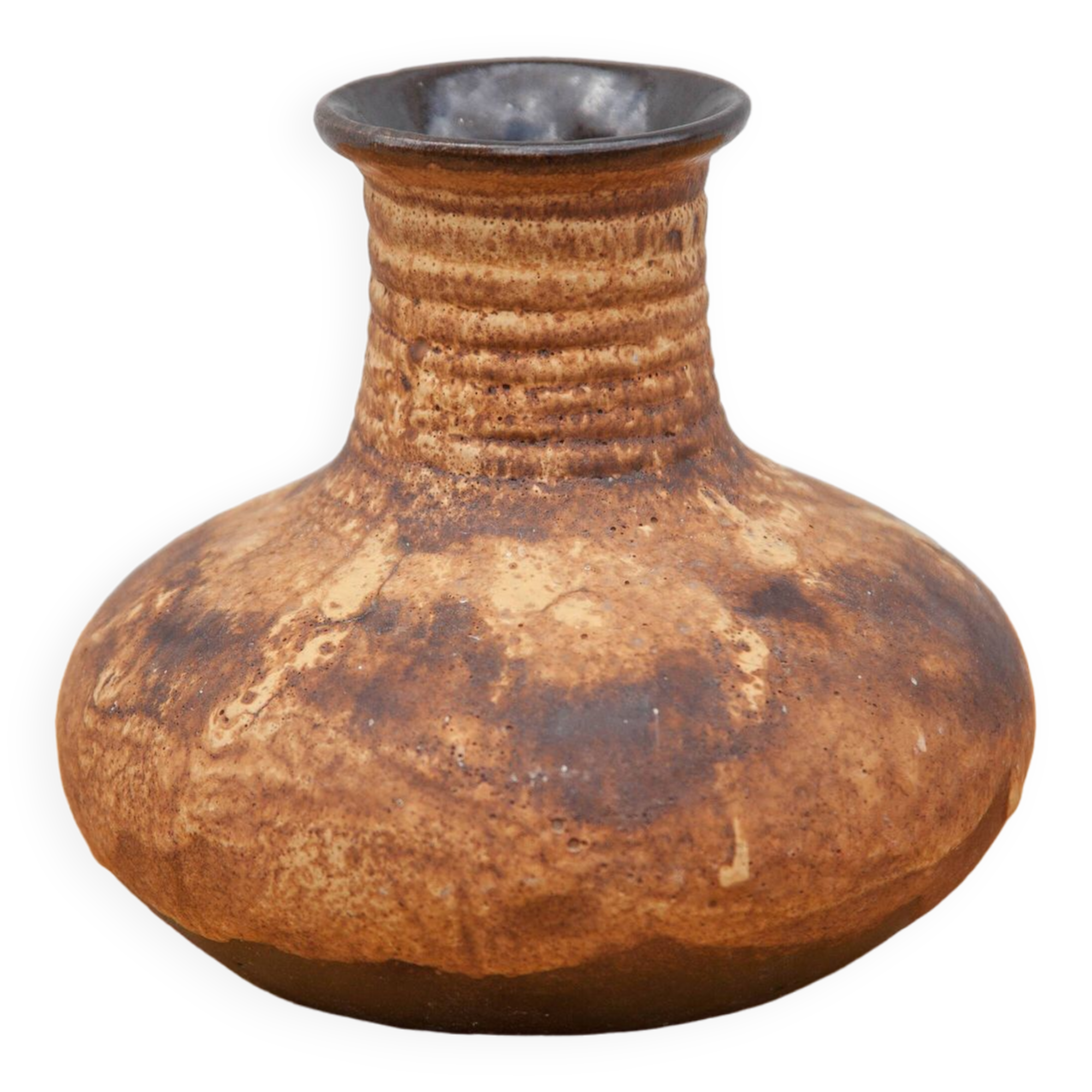 Ceramic vase, decorative vase, flower pot, Fat Lava vase, collection, 70's