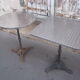 Paire de tables de bistrot