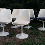 Set of six chairs by Eero Saarinen for Knoll