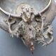 Dragon basin - large planter - in bronze, Meiji period