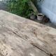 Table de ferme longue et étroite
