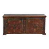 Malle ancienne à motifs floraux (c.1920)