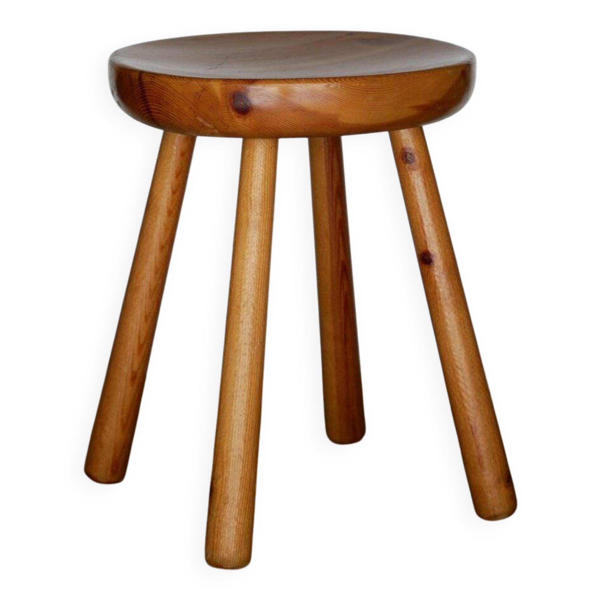 Vintage stool in the style of Charlotte Perriand, 1960s