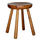 Vintage stool in the style of Charlotte Perriand, 1960s