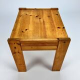 Pinewood Side Table, 1970s