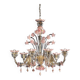 Early 21st century venetian Murano glass chandelier