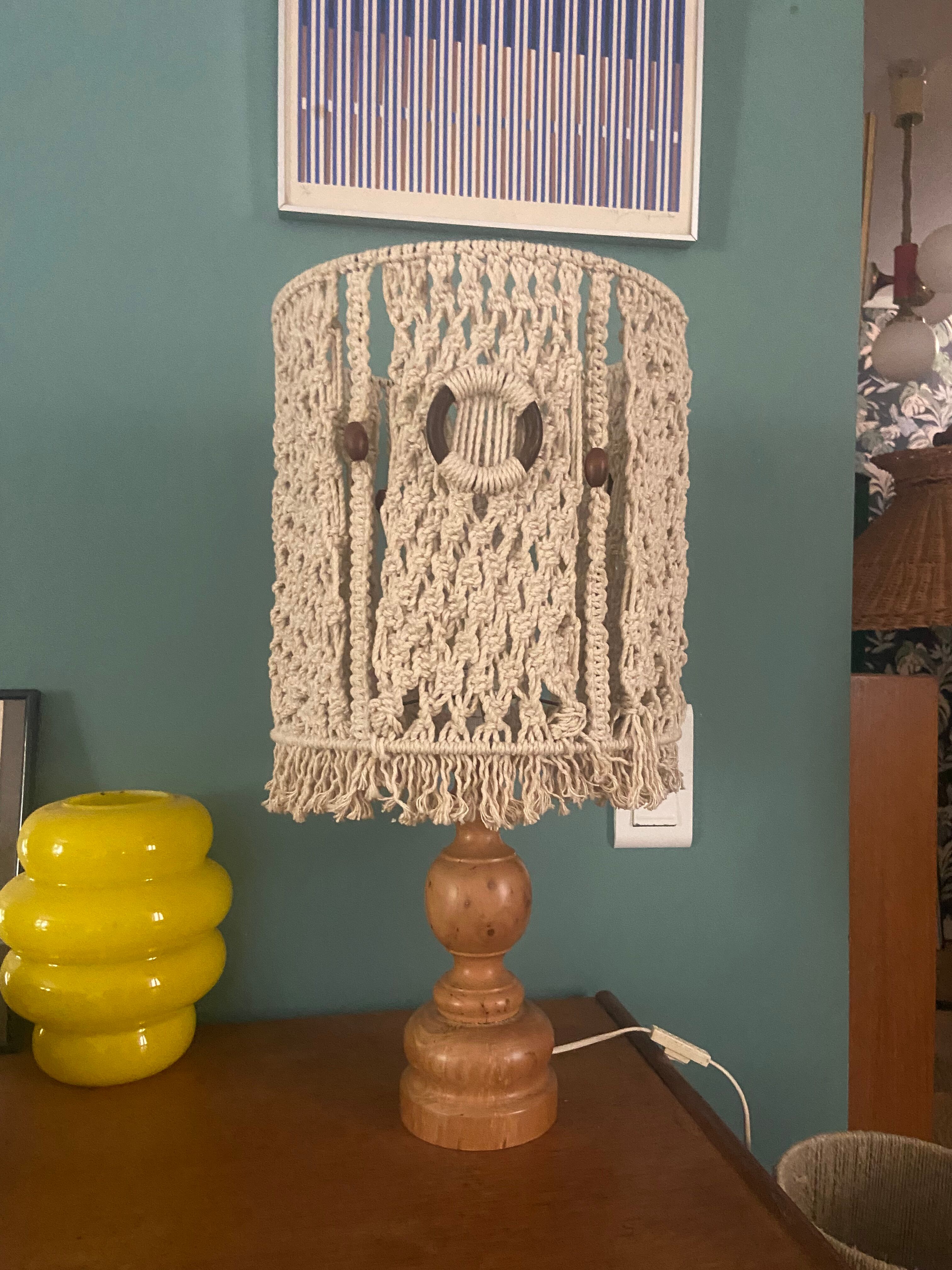Wooden lamp