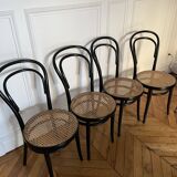Set of 4 Thonet design chairs, ZPM Romsko production