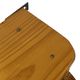 Vintage wooden wall shelve rack in pinewood minimalist design