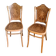 Pair of Jacob Kohn bistro chairs