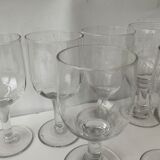 12 mismatched glasses