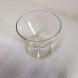 12 engraved fine glass aperitif / liqueur glasses