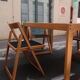 Ensemble table de salle à manger et 4 chaises années 80