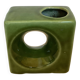 Petit vase céramique verte année 70