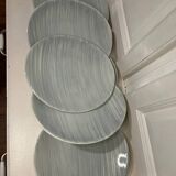 Ensemble de 6 assiettes Caraïbes Salins