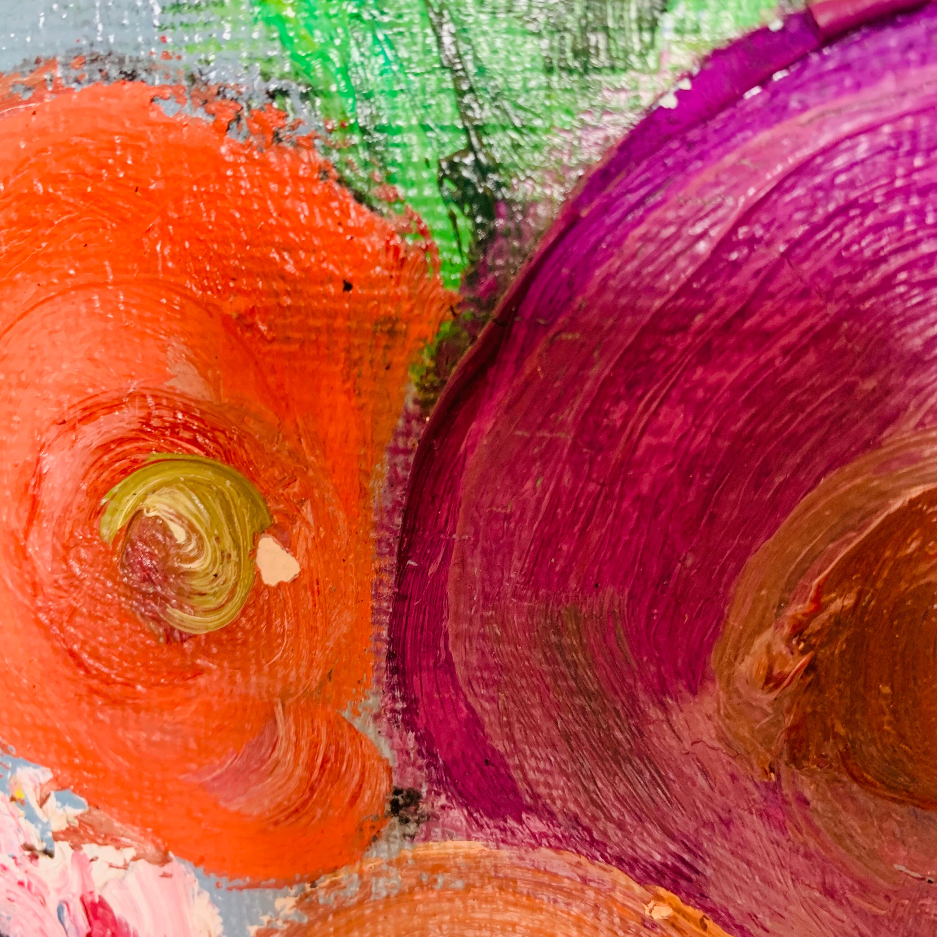 Large painting "Bouquet of flowers" - 95,5x135 cm