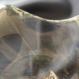 Superb ashtray or empty pocket of octagonal baccarat crystal shape