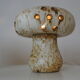 Pair of vintage mushroom lamps by Bruno Karlsson for EGO Sweden 1970s