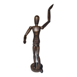 Antique wooden articulated artist's mannequin