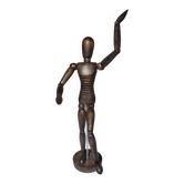 Antique wooden articulated artist's mannequin