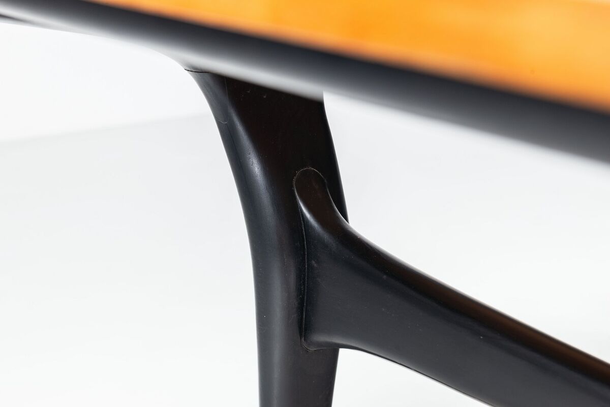 Table à manger T4 Alfred Hendrickx en hêtre Belform Belgique 1958