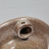 Wall-mounted candlestick in grayish colors, Danish and from the 1970s-80s.