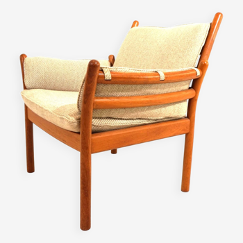 Silkeborg Genius teak armchair by Illum Wikkelso