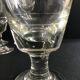 Suite de 4 verres anciens épais