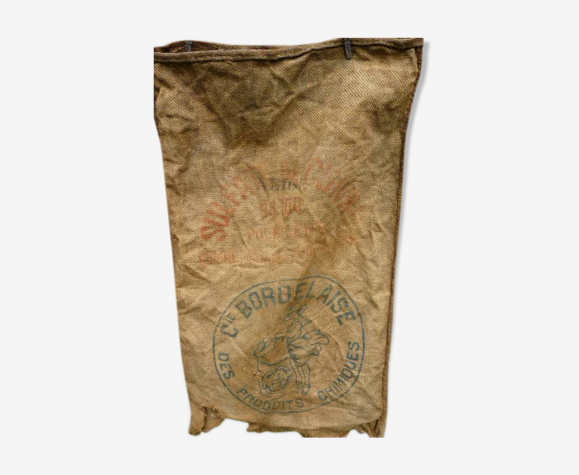 Sac en toile de jute cie bordelais des produits chimiques