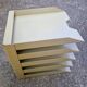 1960s industrial style metal mail sorter