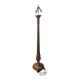 Lampadaire classique français en bois de style Louis XVI, milieu du siècle