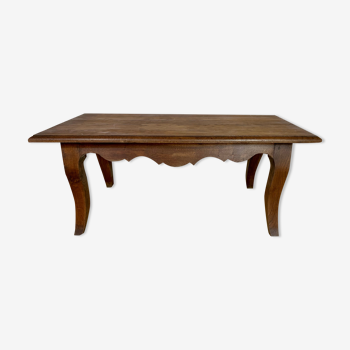 Rustic oak coffee table 1950
