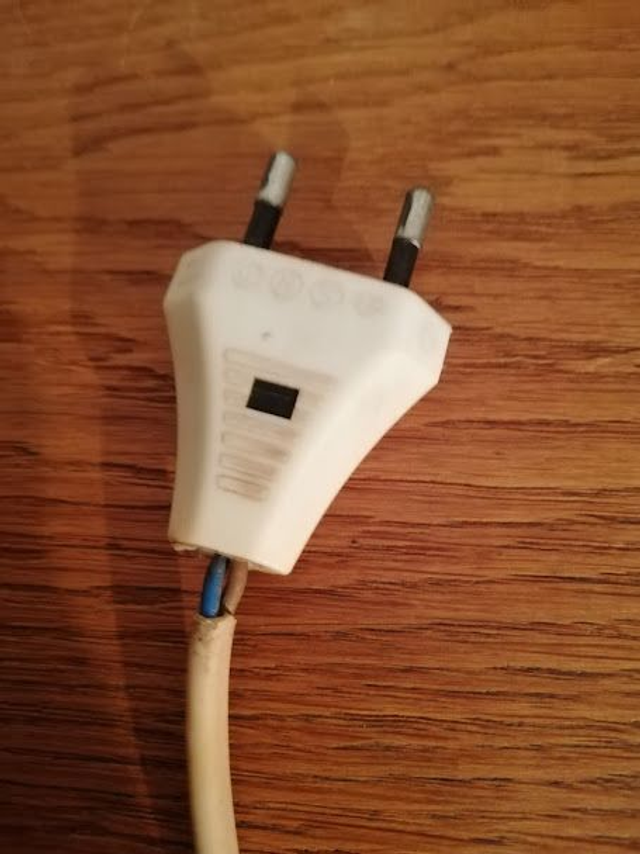 Vintage white opaline glass lamp