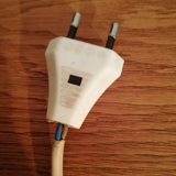 Vintage white opaline glass lamp