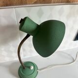 Vintage green bedside lamp