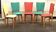 Lot de 5 chaises + 1 gratuite Années 60