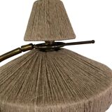 Vintage tripod floor lamp with shelf