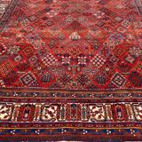 Large handmade former Persian Joshaghan rug 242x335 cm