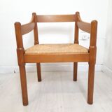 Pair of Carimate chairs by Vico Magistretti for Cassina 1960