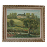 Tableau ancien paysage