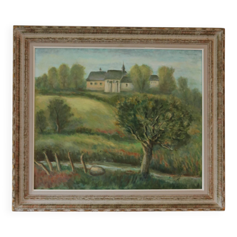 Tableau ancien paysage