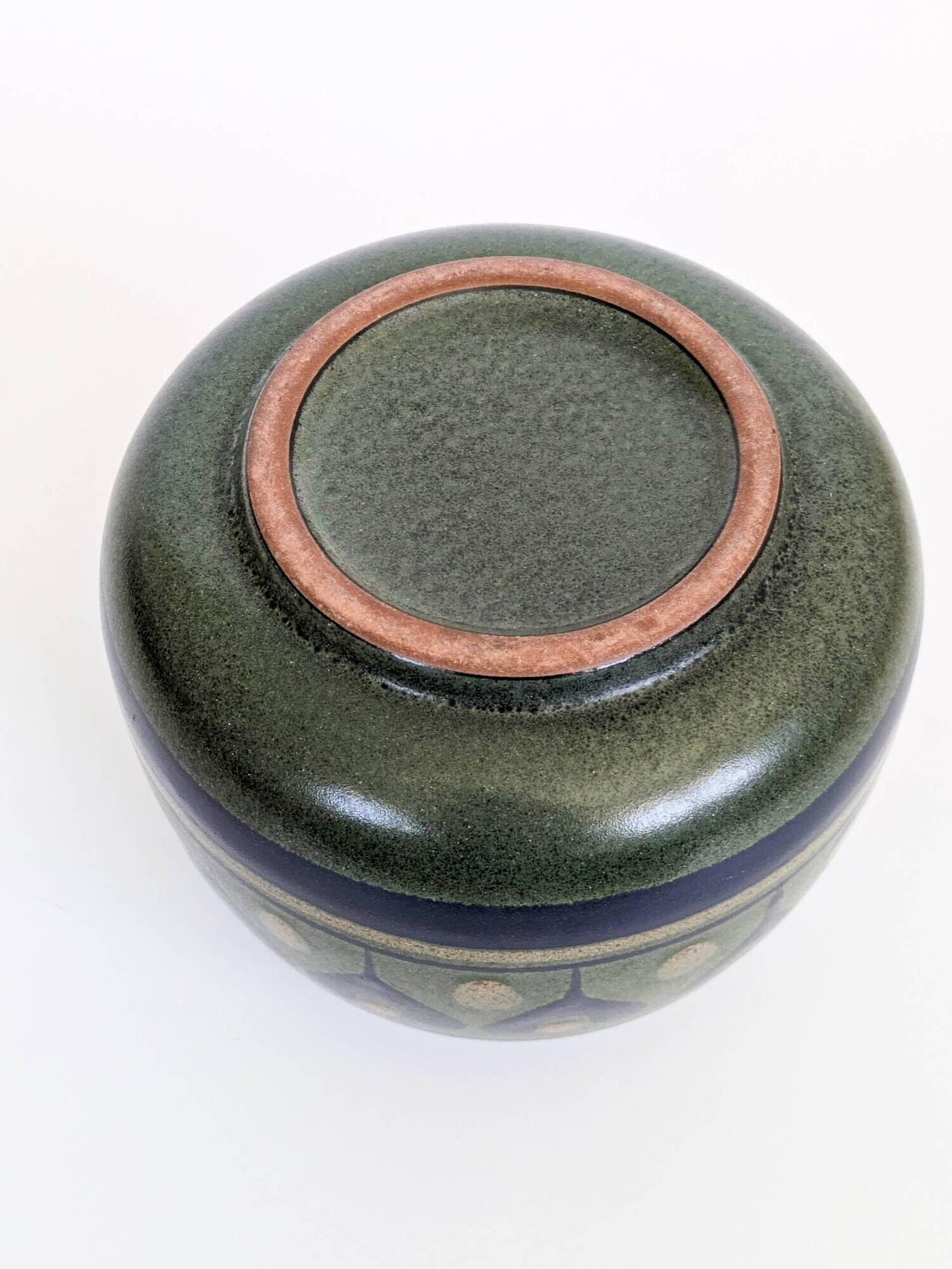 Ceramic vase KMK, Mora decor, Germany 1970s