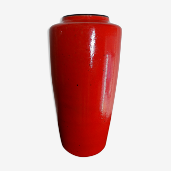 Important vase 1960 51 cm grès allemand vintage signé