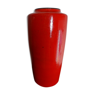 Important vase 1960 51 cm vintage German sandstone signed