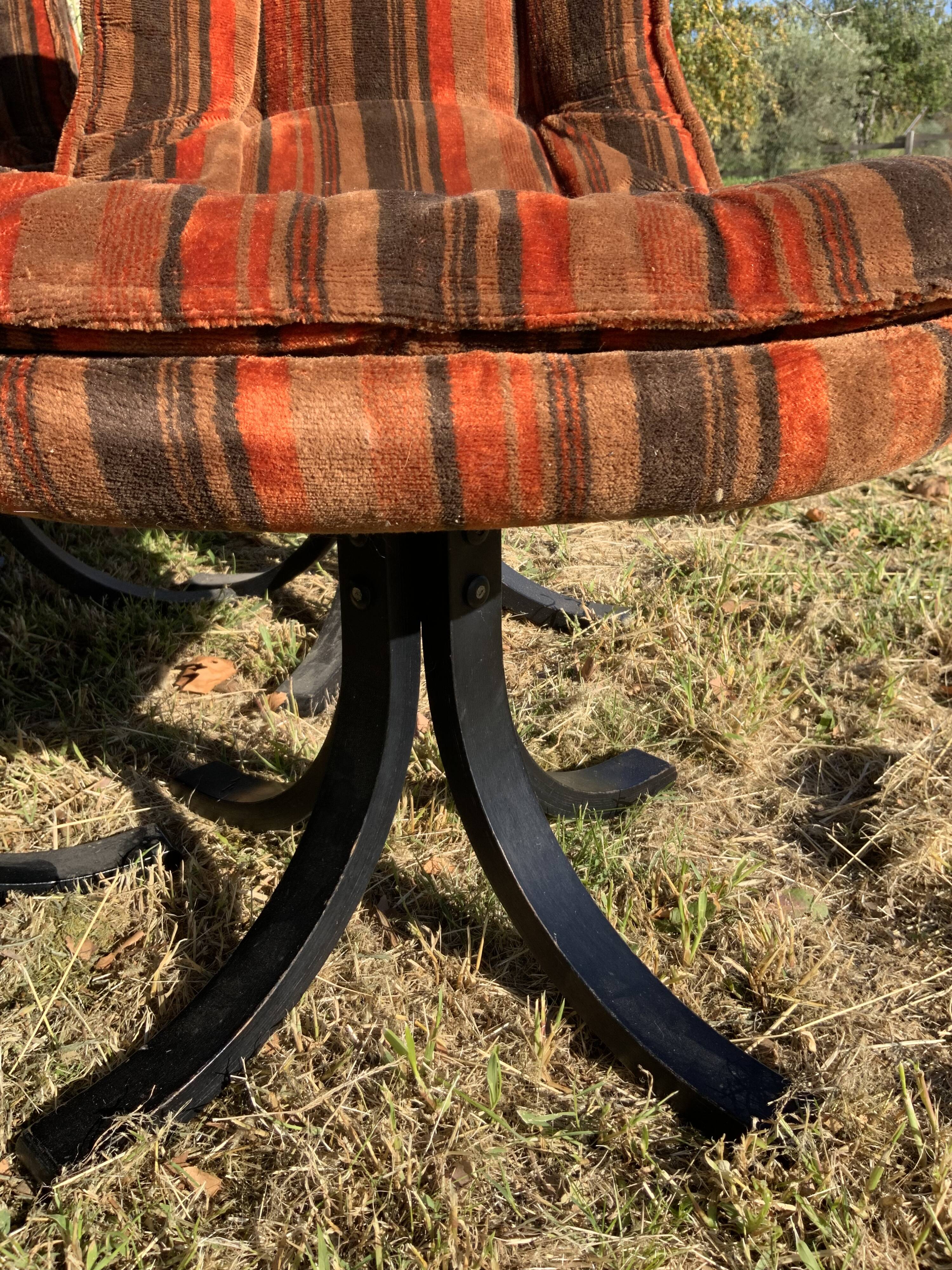 Set of 6 chairs year 1980