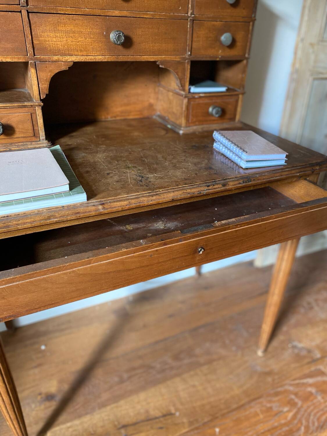 Antique solid wood desk/secretary