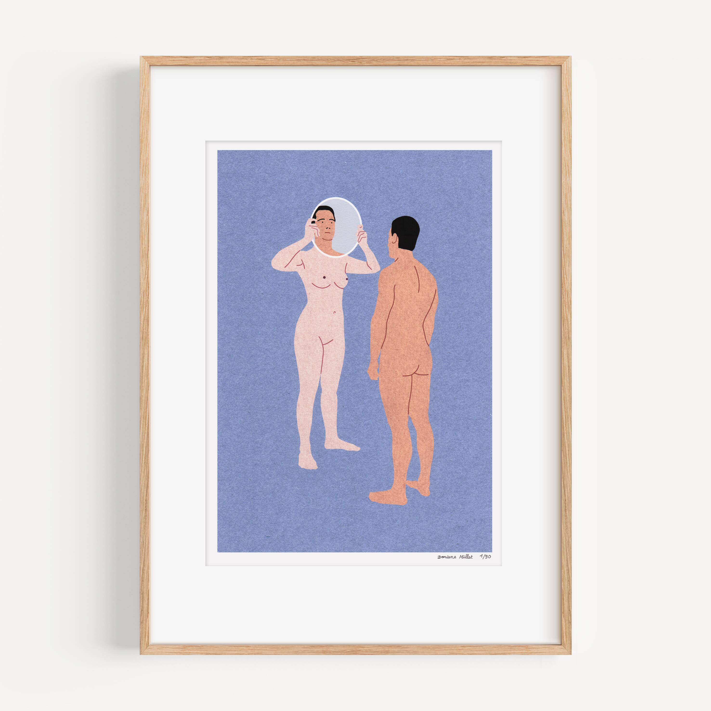 See me in you, art print 13x18 cm, numbered and signed