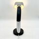 Lampe Targetti chrome et noir, 1970s. Italy