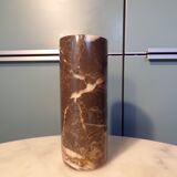 Carrara marble cylinder vase
