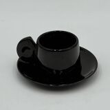 Coffee Set in Amaranth Ceramic by Gabbianelli, 1960s